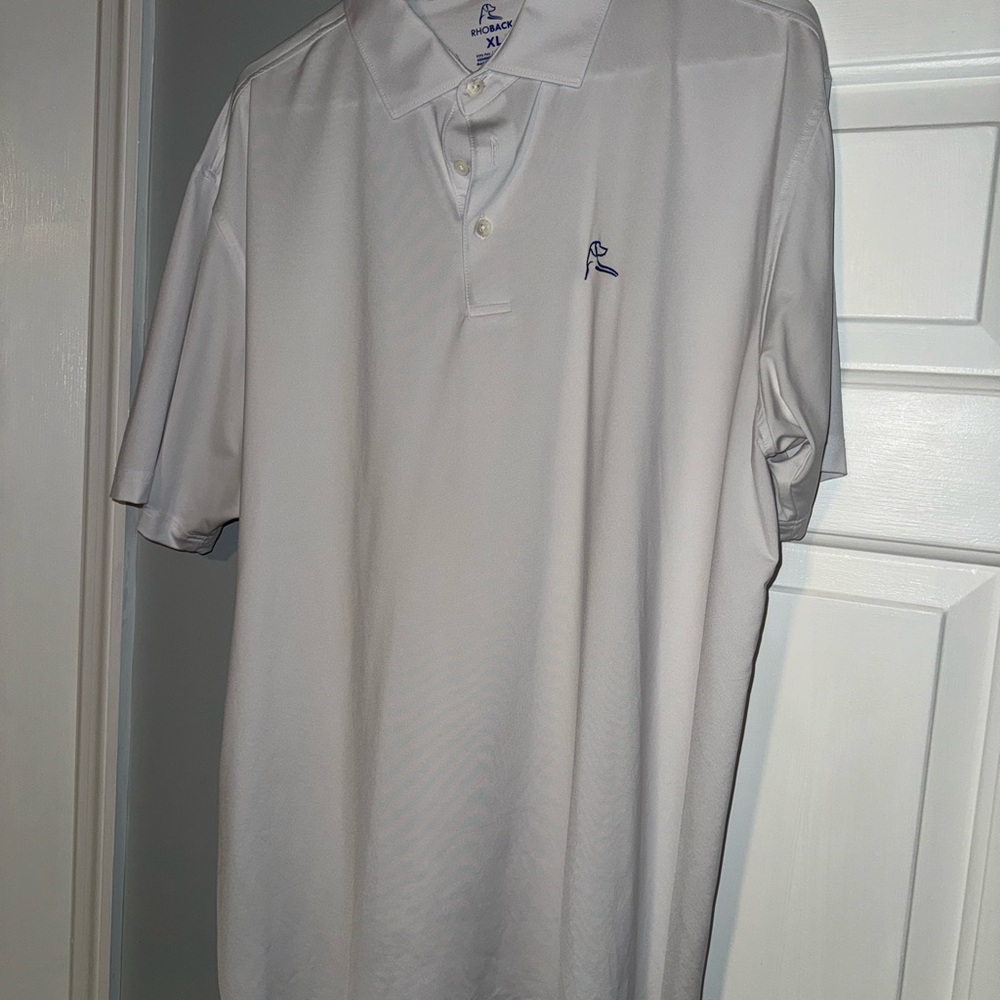 White RHOBACK shirt